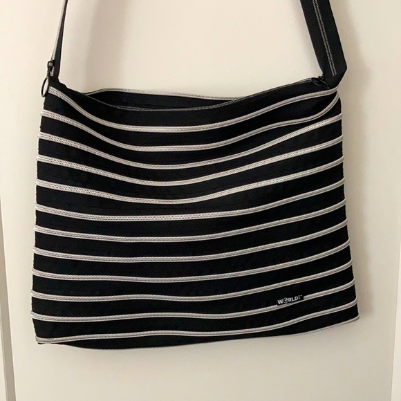 Sydney World Bag Handbags - Crossbody Zip bag…. one zipper creates the bag!